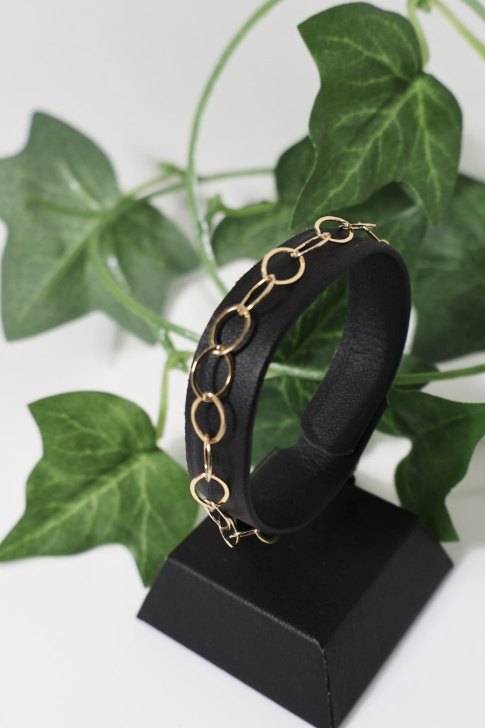 14kgf アジャスター付きアズキチェーンブレスレット