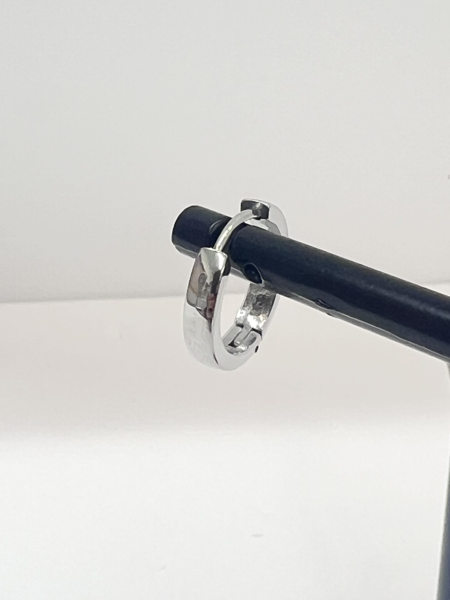 18G シンプルフープボディピアス(シルバー)