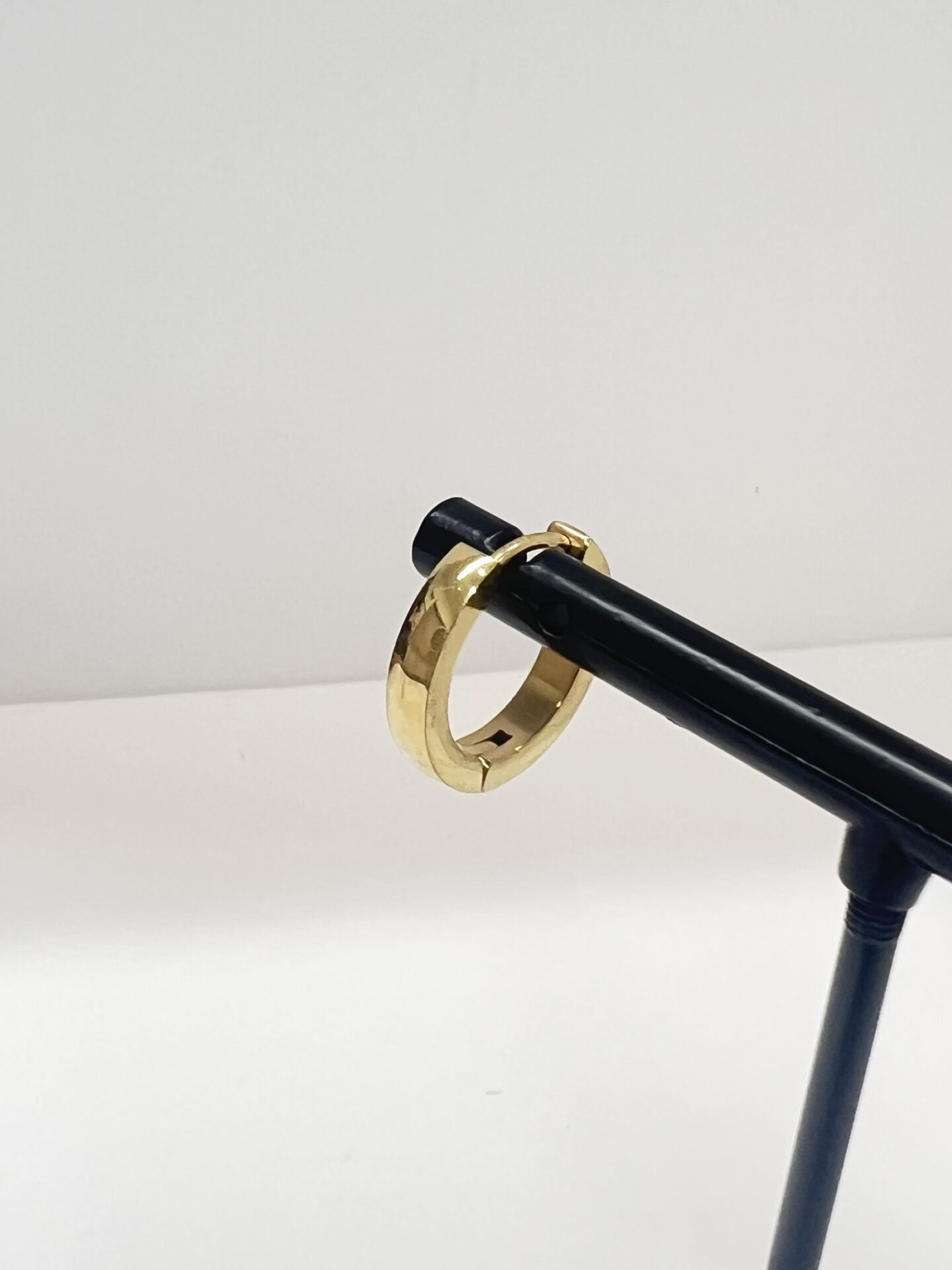 18G シンプルフープボディピアス(ゴールド)