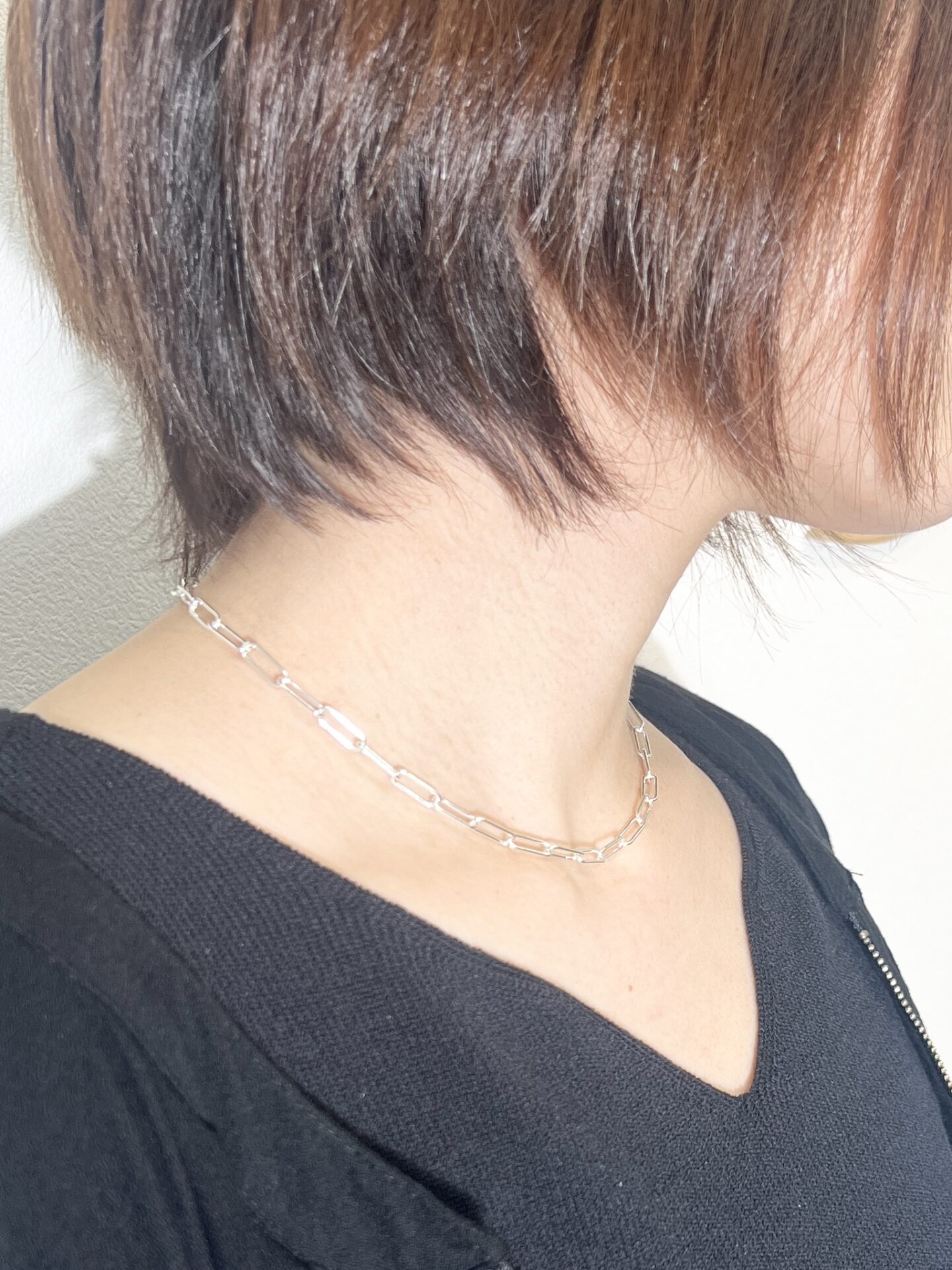 アズキチェーンネックレス (ショート) - 画像 (6)