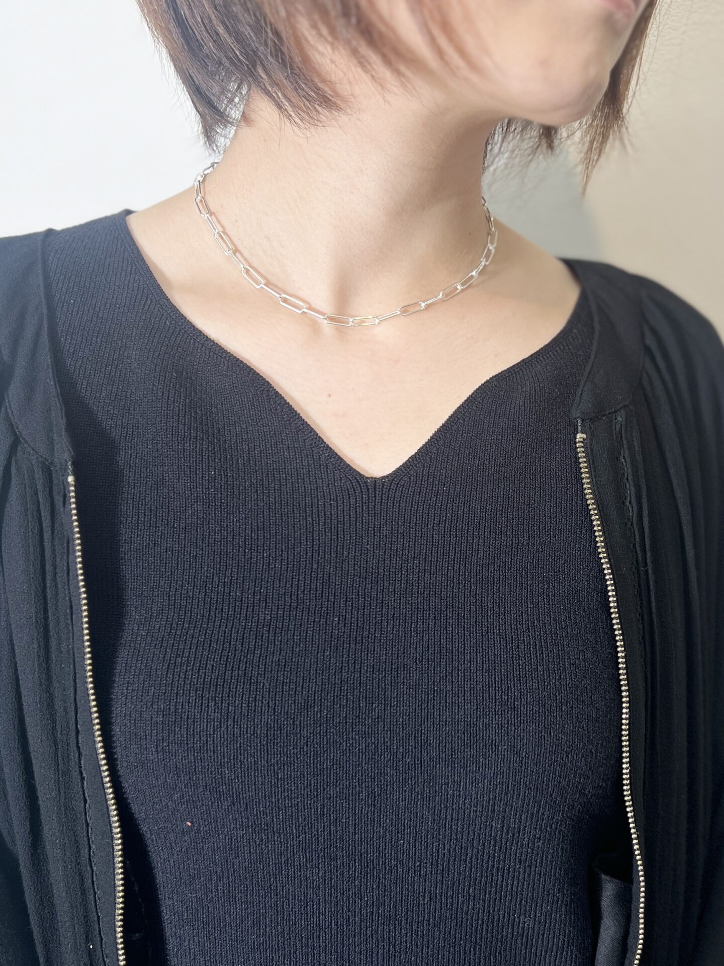 アズキチェーンネックレス (ショート) - 画像 (5)